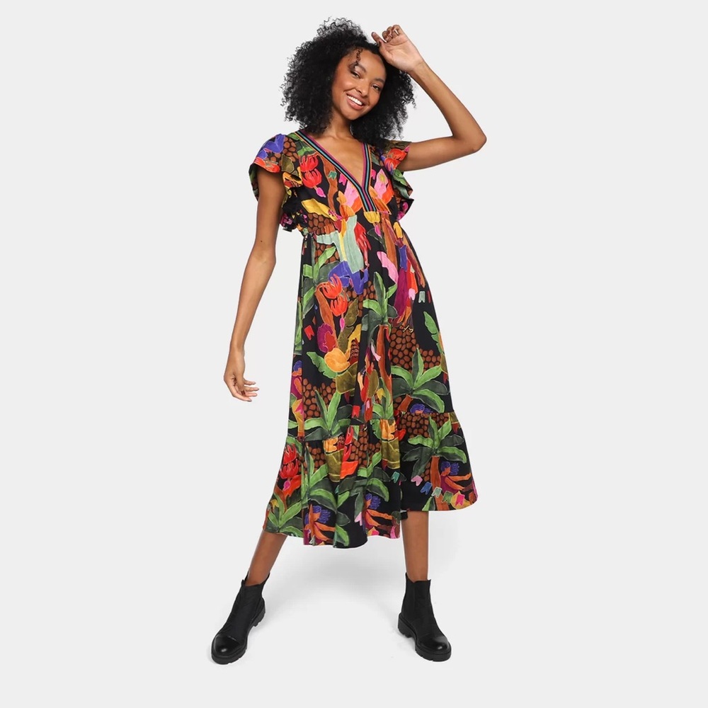 Farm Rio cropped dress